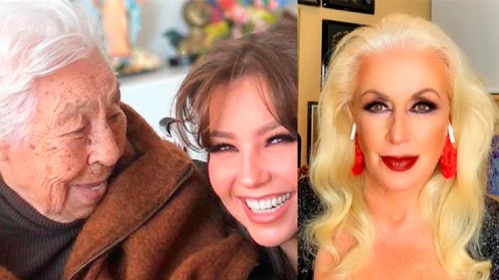 Abuela de Thalía y Laura Zapata recibe la  extremaunción; se encuentra delicada de salud