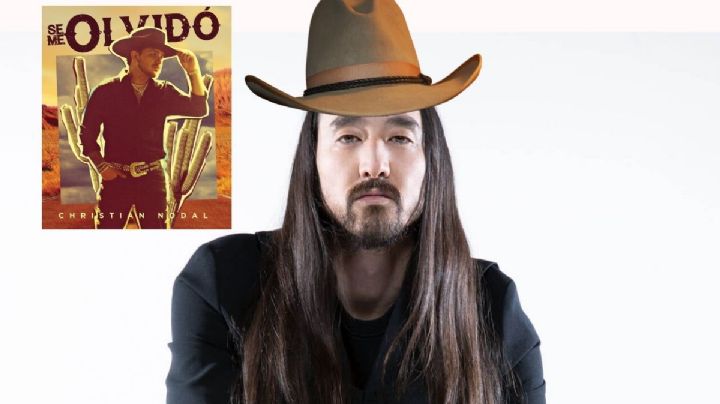 Steve Aoki se declara un 'gran fan' de Christian Nodal