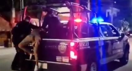 Captan otro abuso policial en Tulum; golpean a detenido (VIDEO)