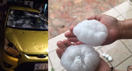 VIDEO: Enorme granizo deja daños materiales y tres lesionados en Coahuila