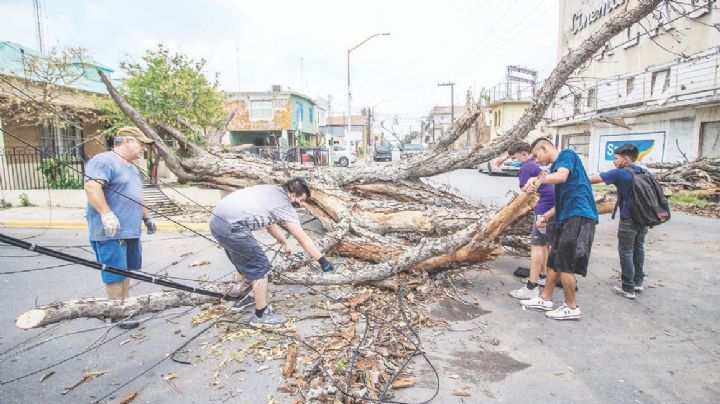 Tras la tormenta, los mueve la solidaridad y reconstruyen la ciudad