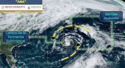 Tormenta Ana, la primera del año que se forma en el Atlántico