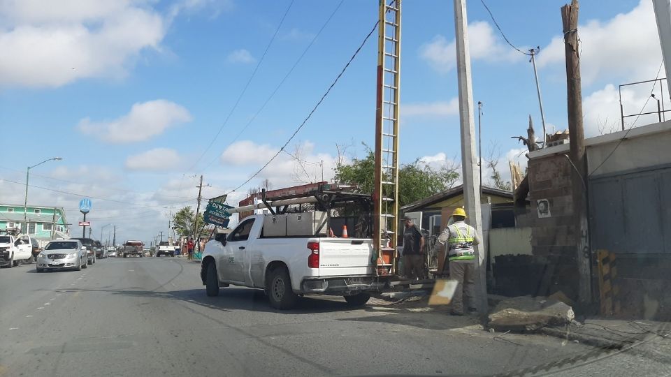 Debido a la tempestad, diversas colonias en la ciudad se mantienen sin energía eléctrica