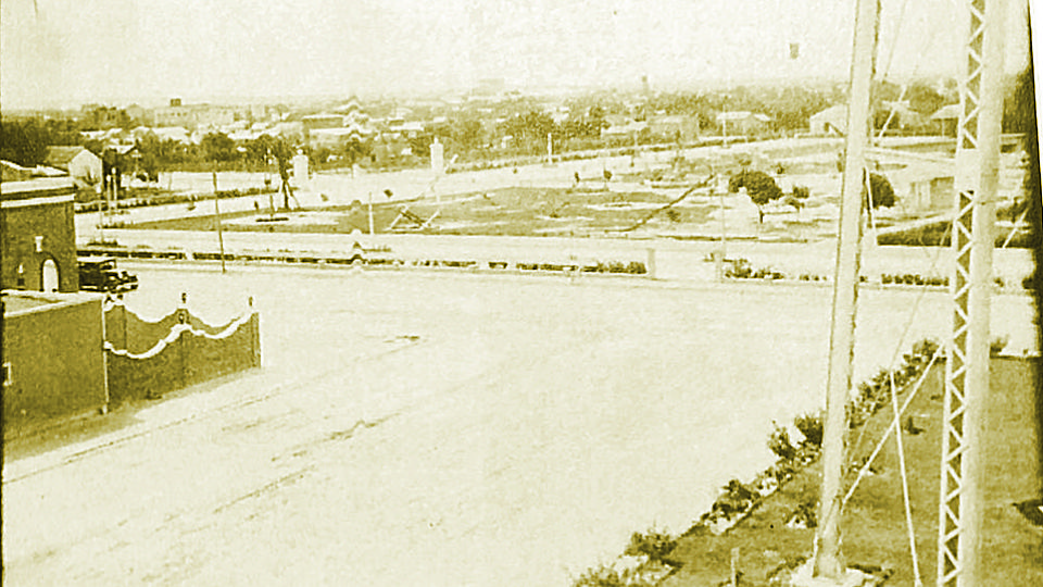 Vista general de la manzana que ocupa el Parque Narciso Mendoza, en la colonia Hidalgo.