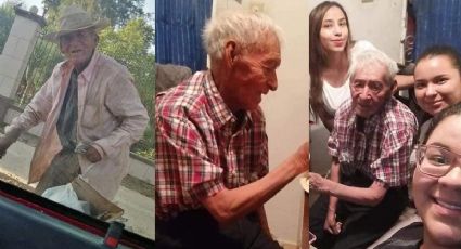 Conmovedora historia: Joven adopta a abuelito que vivía en las calles de Torreón