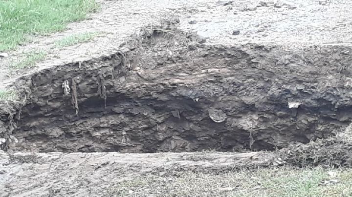 Registran socavón ahora en Altamira; habitantes temen que crezca como el de Puebla