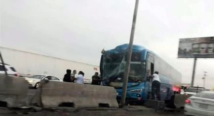 Se estrella autobús con Haitianos que venían a Laredo