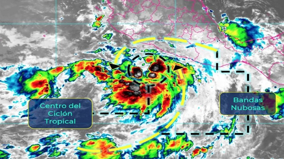 Podría volverse huracán. Se esperan lluvias en cuatro estados