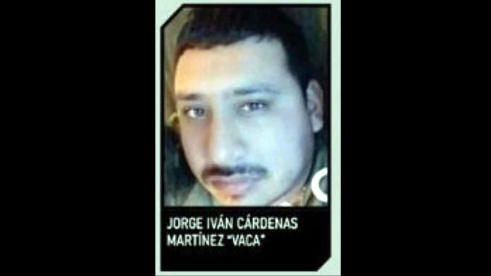 Jorge Iván Cárdenas Martínez, alias 'La Vaca', presunto responsable de la masacre en Reynosa.