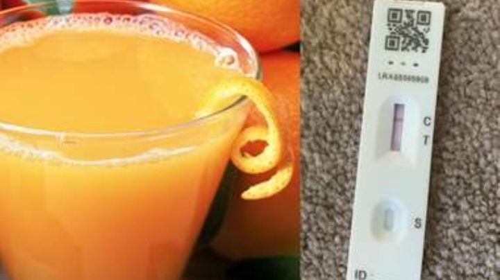 Estudiantes alteran prueba covid para no ir a la escuela, ¡Dan POSITIVO utilizando jugo de naranja!