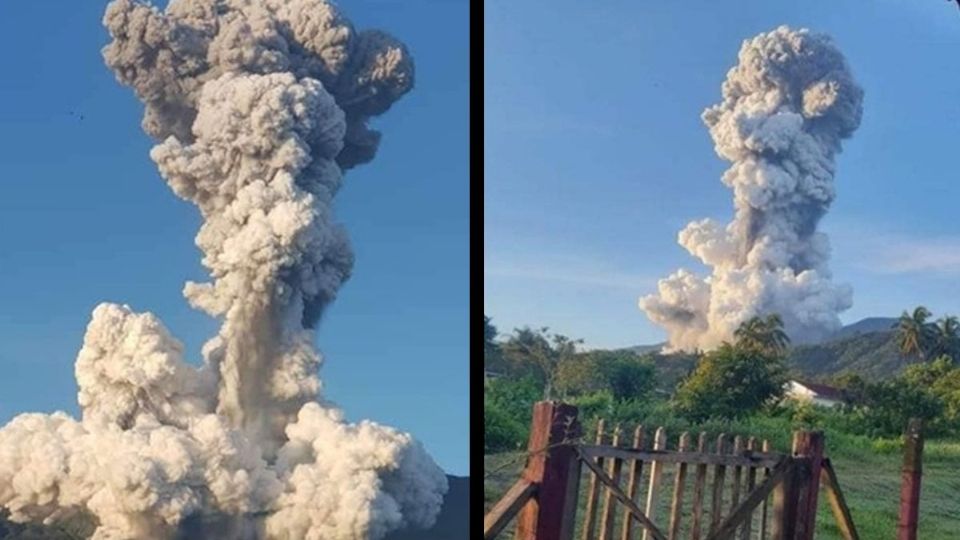 Fue captada por las cámaras de seguridad del Observatorio Vulcanológico y Sismológico de Costa Rica.