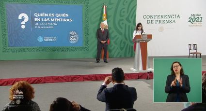 Presenta AMLO informe “Quién es quién en las mentiras de la semana”