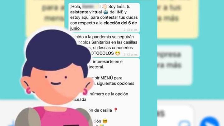 Ubica tu casilla con Inés, el chatbot de las Elecciones 2021