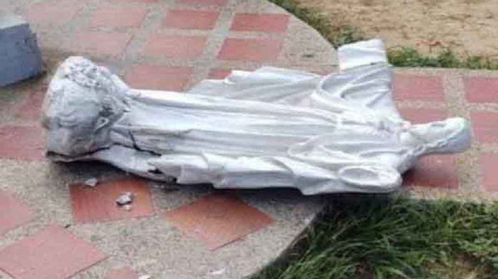 Niña de 5 años muere tras caerle encima una estatua religiosa