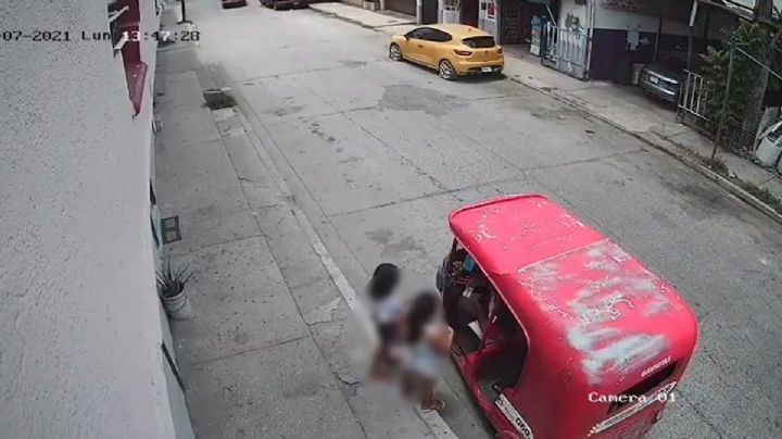 Captan a hombre en mototaxi propasándose con niñas; fue detenido