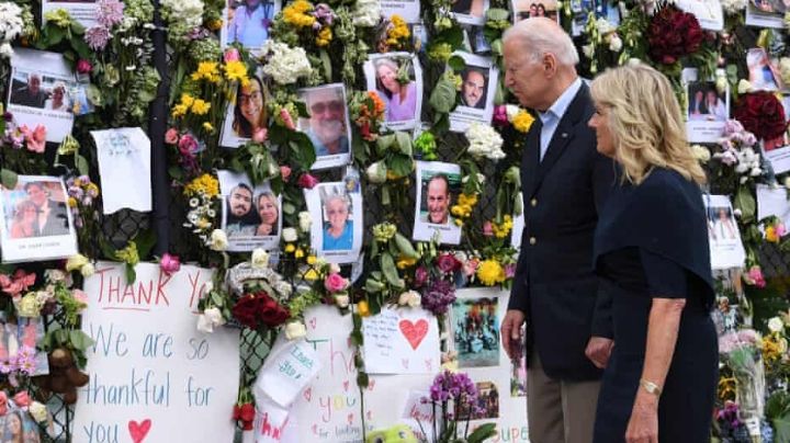 EUA: Joe Biden se reunió con familias de las víctimas del derrumbe en Miami