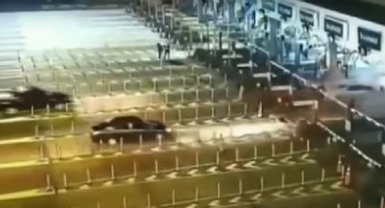 VIDEO: Impactante choque de un auto que viajaba a exceso de velocidad contra una caseta