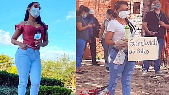 Se burlan de reportera por vender empanadas por las calles en su tiempo libre