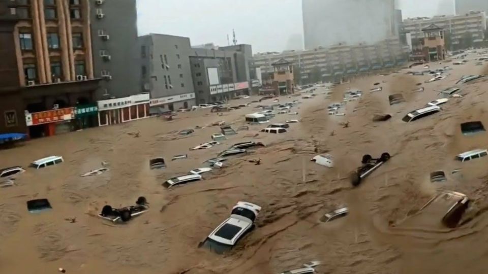 imágenes de la inundación en china  

