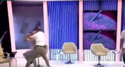 VIDEO: Políticos se pelean a golpes durante una trasmisión en vivo