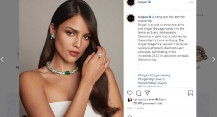 Eiza González embajadora de Bulgari, la primera mexicana en lograrlo