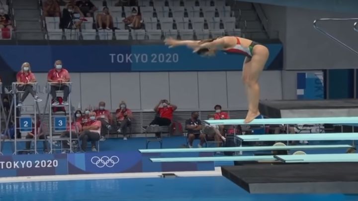 "Estoy devastada", la clavadista mexicana Arantxa Chávez explica el "cero" de su clavado en Tokio 2020