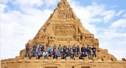 Nuevo Récord Guinness: el castillo de arena más grande del mundo: VIDEO