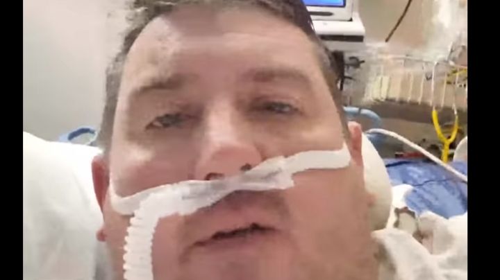 VIDEO: Por posponer su vacunación covid está al borde de la muerte: "¿Por qué no me vacuné?"