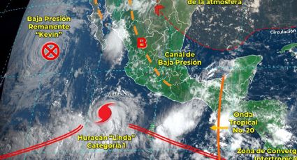 Linda se convierte en huracán categoría 1; provocará lluvias en 5 estados