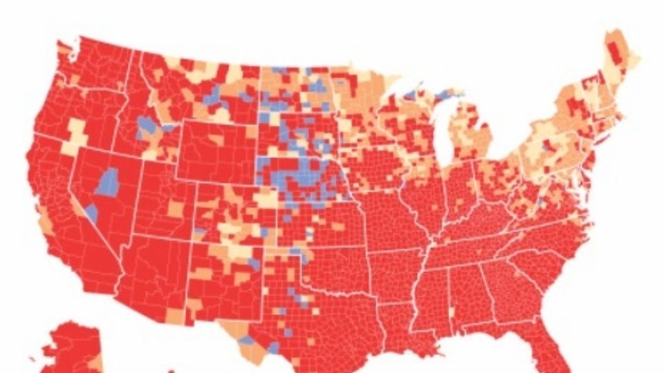 El gráfico muestra el avance de la variante delta sobre territorio americano al día 9 de agosto de 2021