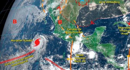 La mala: Huracán Linda ya es categoría 4; la buena: se aleja de las costas mexicanas