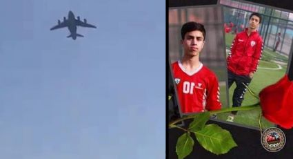 Afgano que cayó de un avión militar era un joven futbolista