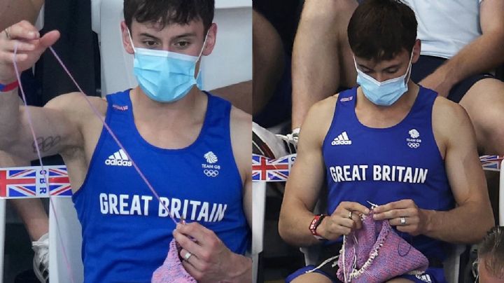 ¿Qué tejía Tom Daley en las gradas de los Juegos Olímpicos Tokio 2020?