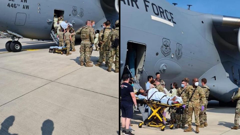 Las fuerzas militares de los Estados Unidos informaron que el bebé y la madre se encuentran en buen estado de salud.