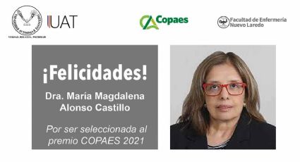 Profesora de la Facultad de Enfermería recibirá Reconocimiento Nacional COPAES 2021