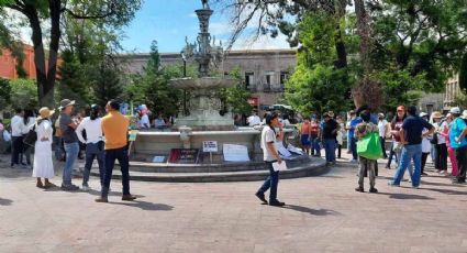 Ahora en Querétaro: Protestan en las calles contra vacunas y uso de cubrebocas