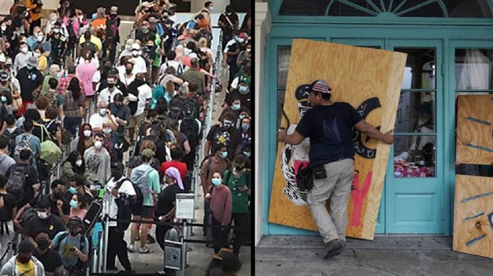 VIDEOS: Huracán Ida alcanza categoría 4; provoca evacuaciones masivas y miedo