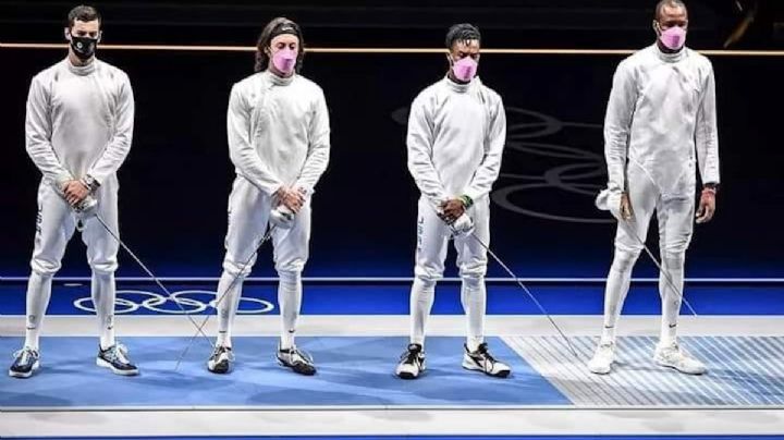 Equipo de esgrima de EU se solidariza con víctimas de abuso y exhiben al agresor