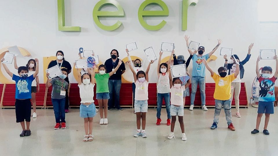 A través de juegos y actividades divertidas los niños tuvieron un acercamiento con la lectura