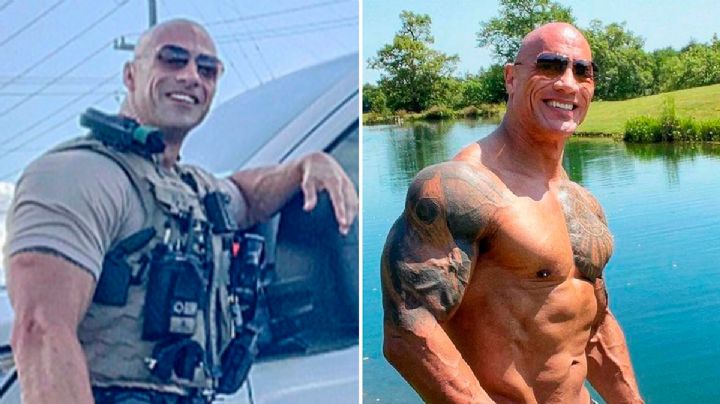 FOTOS: Policía idéntico a Dwayne Johnson 'La Roca' se viraliza en las redes sociales
