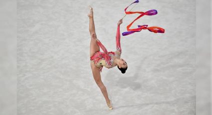 Tokio 2020: Rut Castillo, al ritmo de ‘El Triste’, hace histórico debut en gimnasia rítmica