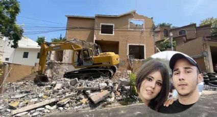 Diego Santoy: Derrumban la casa donde sucedió la tragedia de los niños Peña Coss