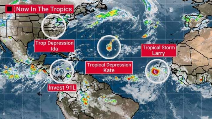 Vigilan tormentas y huracanes en el Atlántico: hay riesgo para Tamaulipas