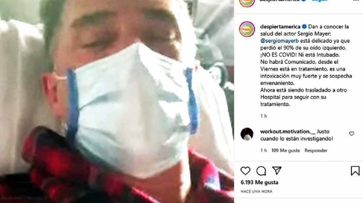 Sergio Mayer en el hospital, ¿Realmente lo envenenaron?
