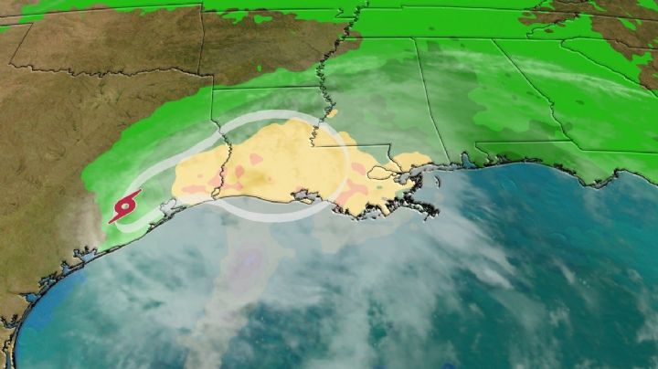 Huracán Nicholas toca tierra en costas de Texas; es categoría 1 (VIDEO)