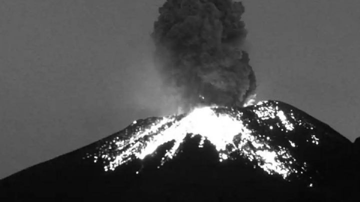 VIDEO: Continúan explosiones en el volcán Popocatépetl
