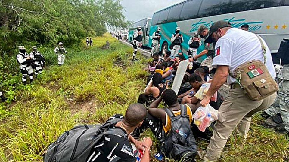 Detuvieron a inmigrantes en Tamaulipas