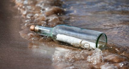 Botella con mensaje en el mar desde 1984 fue encontrada en Hawái