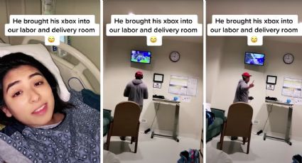 Joven lleva su Xbox a hospital para jugar mientras su pareja estaba en trabajo de parto