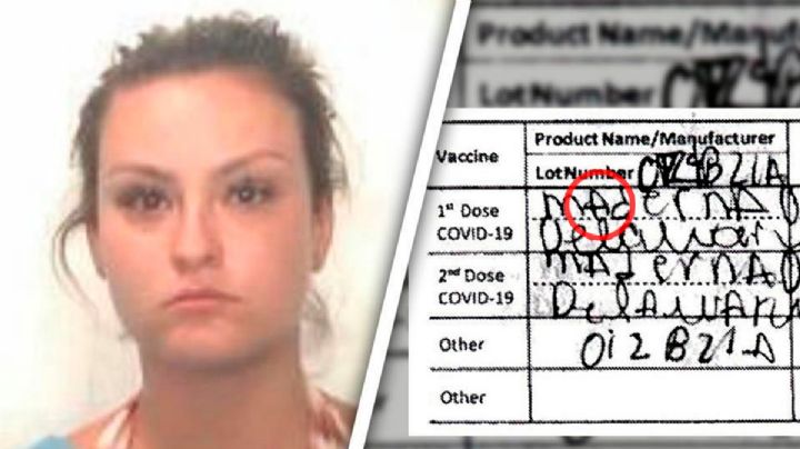 Presenta certificado de vacunación covid falso con vacuna 'Maderna'; la arrestan